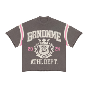 Ensemble T-shirt et short de sport vintage pour homme 2026 – Tenue décontractée 2 pièces oversize style streetwear avec imprimé graphique athlétique pour l'été - Product Image 2