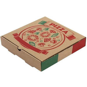 Disposable 3.5 Inch Mini Cardboard Pizza <b>Boxes</b> Portable Mini Pizza Cake for Cookies <b>Party</b> Favors with Embossing Feature for Food - Product Image 1