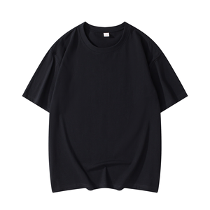 เสื้อยืดคอกลมแขนสั้นทรงโอเวอร์ไซส์ผ้าฝ้ายเรียบสีพื้นสำหรับผู้ชายรุ่นใหม่ปี 2026 ทรงลำลองแบบถัก กระชับพอดีตัว ความยาวปกติ - Product Image 5
