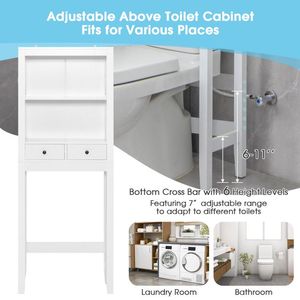 Mensola Angolare da Bagno con Cassetti, Organizzatore per WC in Acciaio Inossidabile, Scaffale Sospeso per Cucina e Bagno - Product Image 3