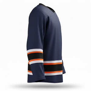 Maillot de hockey sur glace pour hommes, best-seller, durable, léger, 100% polyester, manches longues, pour joueurs - Product Image 3