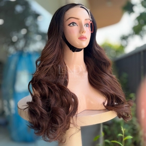 วิกผมแท้คุณภาพสูง 100% ผมเวียดนาม วิกผมหน้าผากแบบลูกไม้ ผมหยักศก - Product Image 3