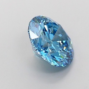 artificially grown round diamond 1.70 carat fancy vivid <b>blue</b> vs2 excellent polish loose gemstone pristine jewelry <b>material</b> p1520 - Product Image 3