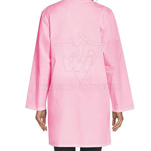 Safety Medical Lab Coat White Long Sleeve Breathable Durable Hospital Clinic Laboratory Workwear Daily Use - Product Image 3