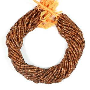 Cuentas Rondelle facetadas andalucita Cuentas Rondelle andalucita Cuentas andalucita - Product Image 3