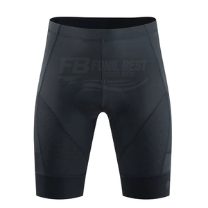 Men's Front Logo Biker Shorts-100% Cotton Canvas Breathable <b>Elastic</b> Waist Mid Rise Custom Design OEM Service - Product Image 1