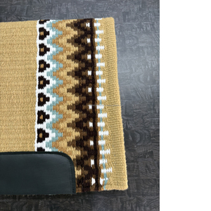 Tapis de selle de cheval occidental en coton tissé à la main, motif aztèque, couverture équestre - Product Image 3