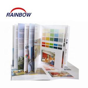 Service d'impression de brochures/plaquettes pliées en papier d'art imprimé offset, plastification, logo/design graphique personnalisé, couleur - Product Image 1