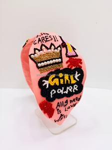 Serre-tête lumineux fait main, léger et élégant, avec fleur nouée, broderie tendance, accessoires en tissu de style américain - Product Image 6