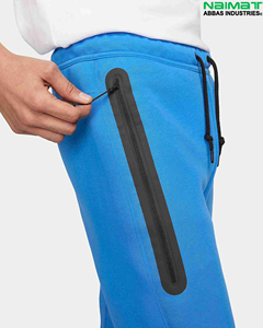 Pantalon de jogging respirant avec œillets pour hommes, idéal pour la gym, l'entraînement et le sport, ensemble de pantalons en molleton ventilés - Product Image 2