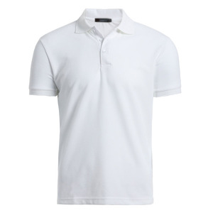Polo de Punto de Manga Corta Amarillo para Hombre, Color Sólido, Estilo Casual, Corte Regular, Diseño con Botones al Frente - Product Image 4