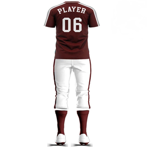 Uniformes de baseball d'hiver légers en polyester 100 %, personnalisables, de haute qualité, à séchage rapide et respirants pour hommes adultes – Vente en gros - Product Image 3