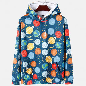 Sudadera con Capucha Sublimada para Hombre, Estilo Casual de Invierno, Tejido Premium de Felpa Suave, Secado Rápido, Transpirable y Ecológica - Product Image 1