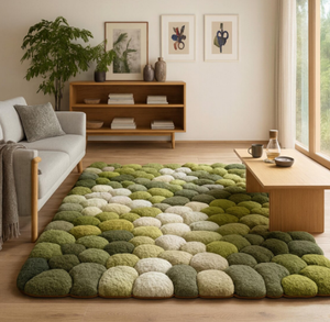 Tapis en laine tuftée à la main, motif moderne de haute qualité, écologique, pour salon, chambre d'enfants, hôtels, bureau - Product Image 1