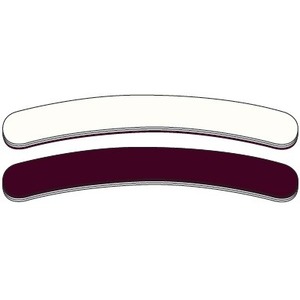 Lima de Uñas Magnética Coreana 80/100 Grit Banana, Logotipo Personalizado OEM para Venta al por Mayor en Salones de Belleza - Product Image 1