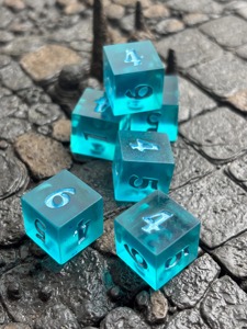 Juego de Dados de Resina de Alta Precisión, Dados Poliédricos de Resina para Mercados Internacionales de Juegos de Mesa, Dados de Juego al por Mayor - Product Image 2