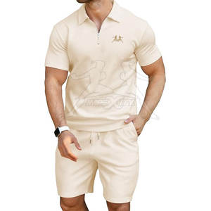 Ensemble polo et short pour homme, dernière mode, couleur personnalisée, ensemble polo et short pour adulte - Product Image 1