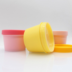 Envase Cosmético Hermético de PP en Forma de Helado, Personalizable al por Mayor, 100/250g, Tarro de Plástico PP Rosa/Verde de 200ml con Tapa - Product Image 2