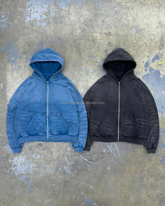 OEM personnalisable 100% pull à capuche classique de haute qualité pour hommes 280-300 Gsm polaire (mélange coton-polyester) doublé numérique - Product Image 2