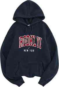 Sudaderas con Capucha Personalizadas con Logotipo Impreso, Sudaderas de Color Sólido Modernas y Sencillas - Product Image 1