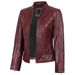 Veste en cuir pour femme, best-seller de la mode, style élégant avec construction durable et finition haut de gamme - Product Image 1