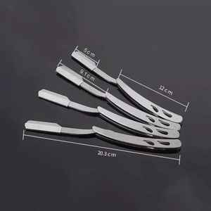 Nouveau design de rasoir pliant en acier inoxydable pour le rasage manuel des hommes - Rasoir de sécurité durable et écologique pour barbier - Product Image 6