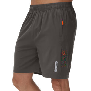Lightweight 100% Polyester High Quality Sporty Solid Men's Shorts <b>Elastic</b> Waist Quick Dry Breathable Eco-Friendly Customized - Product Image 1