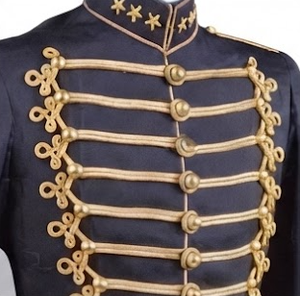 Veste de parade steampunk décorative, uniforme de fanfare, coupe-vent respirant en coton, unisexe - Product Image 6