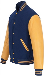 Stylish Canvas Varsity <b>Jacket</b> Delivering Soft Warmth Durable Performance Sporty Sophistication Fashionable Casual Outerwear - Product Image 6