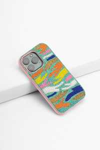 เคสโทรศัพท์มือถือ TPU ใสลายลูกปัดแก้วแบบนามธรรมสีสันสดใส  งานแฮนด์เมด ป้องกันด้านหลัง - Product Image 2