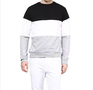 Sudadera súper ligera para hombre, a la moda, nueva tendencia, logotipo/colores personalizados, sudadera de hombre de algodón mezclado de alta calidad - Product Image 1