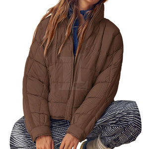 <b>Women</b> Winter Puffer <b>Jacket</b> Breathable Insulated Front Logo Outdoor Warmth Everyday Comfort - Product Image 2