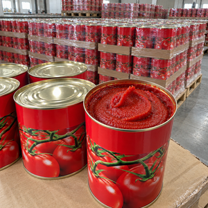 Concentrado de tomate esterilizado con pasta de tomate enlatada en envases de exportación para compradores globales y distribuidores de ingredientes alimenticios - Product Image 2
