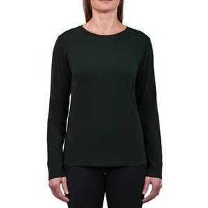 T-shirt en coton pour femme à manches longues, col rond, épaules dénudées, ultra-doux, respirant, séchage rapide, écologique, été - Product Image 1