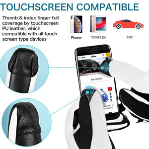 Guantes de Esquí Flexibles con Correa de Muñeca Ajustable y Segura, Guantes para Nieve con Forro Interior de Felpa Cálido, Guantes de Esquí para Invierno - Product Image 4