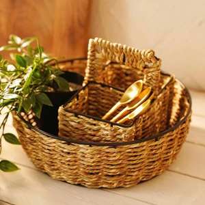 Cesta de Almacenamiento Grande de Seagrass, Cesta de Lavandería Tejida a Mano, Diseño Rectangular Flexible, Origen Vietnam, Fabricante Mayorista - Product Image 3