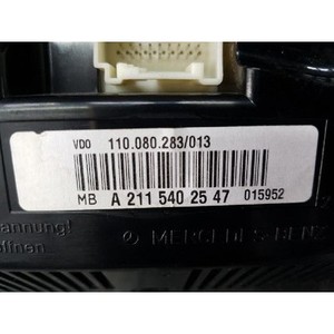 แผงหน้าปัดรถยนต์ E-class (มาตรวัดความเร็ว) มือสอง ของแท้เบอร์ A2115402547 - Product Image 3