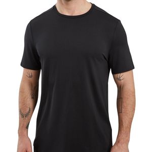 เสื้อยืดผู้ชายแบบเรียบสำหรับออกกำลังกาย ฟิตเนส เล่นกีฬา แขนสั้น ระบายอากาศ ยืดหยุ่น เหมาะสำหรับวิ่งและฝึกซ้อม รับผลิตแบบ OEM พร้อมสกรีนโลโก้ตามสั่ง - Product Image 5