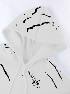 Sweat-shirt à capuche unisexe en coton 100% Terry, impression numérique, écologique, de haute qualité, streetwear, vente en gros - Product Image 3