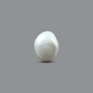Natural Pink Keshi Pearl 5.75 Carat Loose Oval Baroque Gemstone for Jewelry Making - Product Image 1