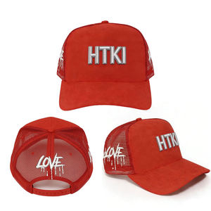 Casquette Trucker Unisexe en Maille avec Logo Brodé 3D Personnalisable, 5 Panneaux, pour la Pêche, le Cyclisme, la Plage, Casquettes d'Extérieur 5 Panneaux - Product Image 5