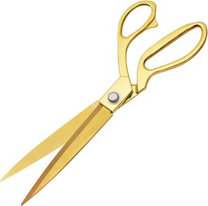 Golden Professional 12 Inch Heavy Duty <b>Sewing</b> Fabric <b>Scissors</b> Industrial Sharp Steel Shears with Smooth Edge for Leather Cutting - Product Image 1