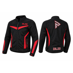 [DKM] Veste de moto ZILZO Stio Super 3D en maille respirante pour l'été avec protection et poches pour protections - Product Image 1