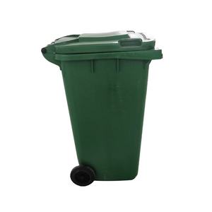 Poubelle rectangulaire en plastique 120L, design moderne, facile à nettoyer, avec couvercle, utilisation intérieure, respectueuse de l'environnement, recyclée - Product Image 4