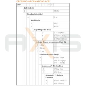 Régulateur de transfert automatique ACR1 en acier inoxydable 316, régulateur de gaz à deux étages jusqu'à 300 bars pour systèmes d'analyse 170 ° C - Product Image 3