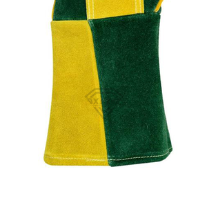 Custom Split Cowhide Leather Welding <b>Gloves</b> Heat Resistant Safety Work <b>Gloves</b> <b>Long</b> Cuff Industrial Protective <b>Gloves</b> - Product Image 3