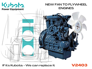 เครื่องยนต์ดีเซลที่ดีที่สุด - เครื่องยนต์ดีเซลคูโบต้า 70 แรงม้า รุ่น V2403 - 4 สูบ ผลิตในประเทศไทย สำหรับขาย - Product Image 3