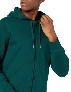 OEM Custom Logo High Quality <b>Men's</b> Zipper <b>Thermal</b> Hoodies 100% Cotton Fleece New Arrival Winter <b>Top</b> Collection hoodies - Product Image 3