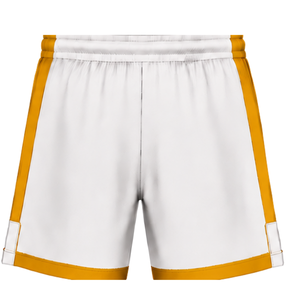 Conjunto de Camiseta y Pantalones Cortos de Rugby Blanco y Amarillo, Cuello en V, Uniforme de Equipo Personalizado, Ropa Deportiva Transpirable para Entrenamiento - Product Image 6
