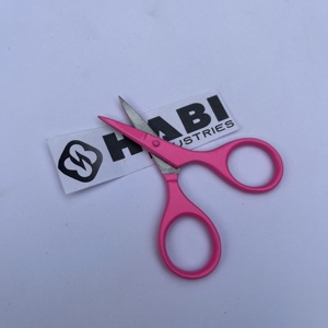 <b>Pink</b> Color Needlework Embroidery Scissors Stainless Steel Blunt Tip Nail Cutting <b>Tool</b> Colorful Handle OEM Manufacturer Supplier - Product Image 5